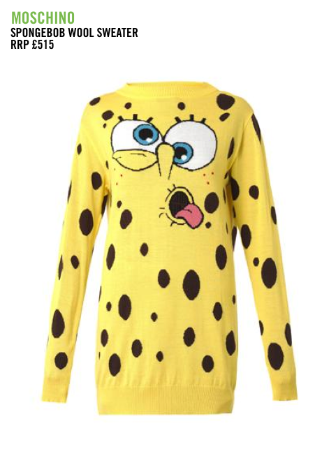 Moschino Spongebob Woollen Sweater
