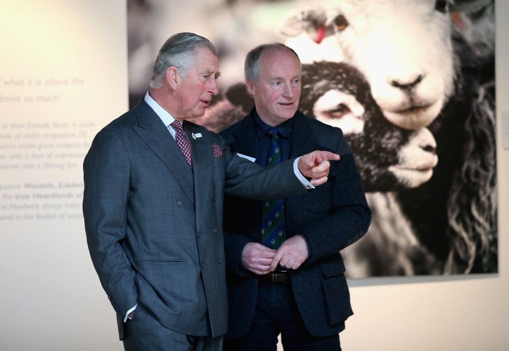 Prince Charles views the exhibition